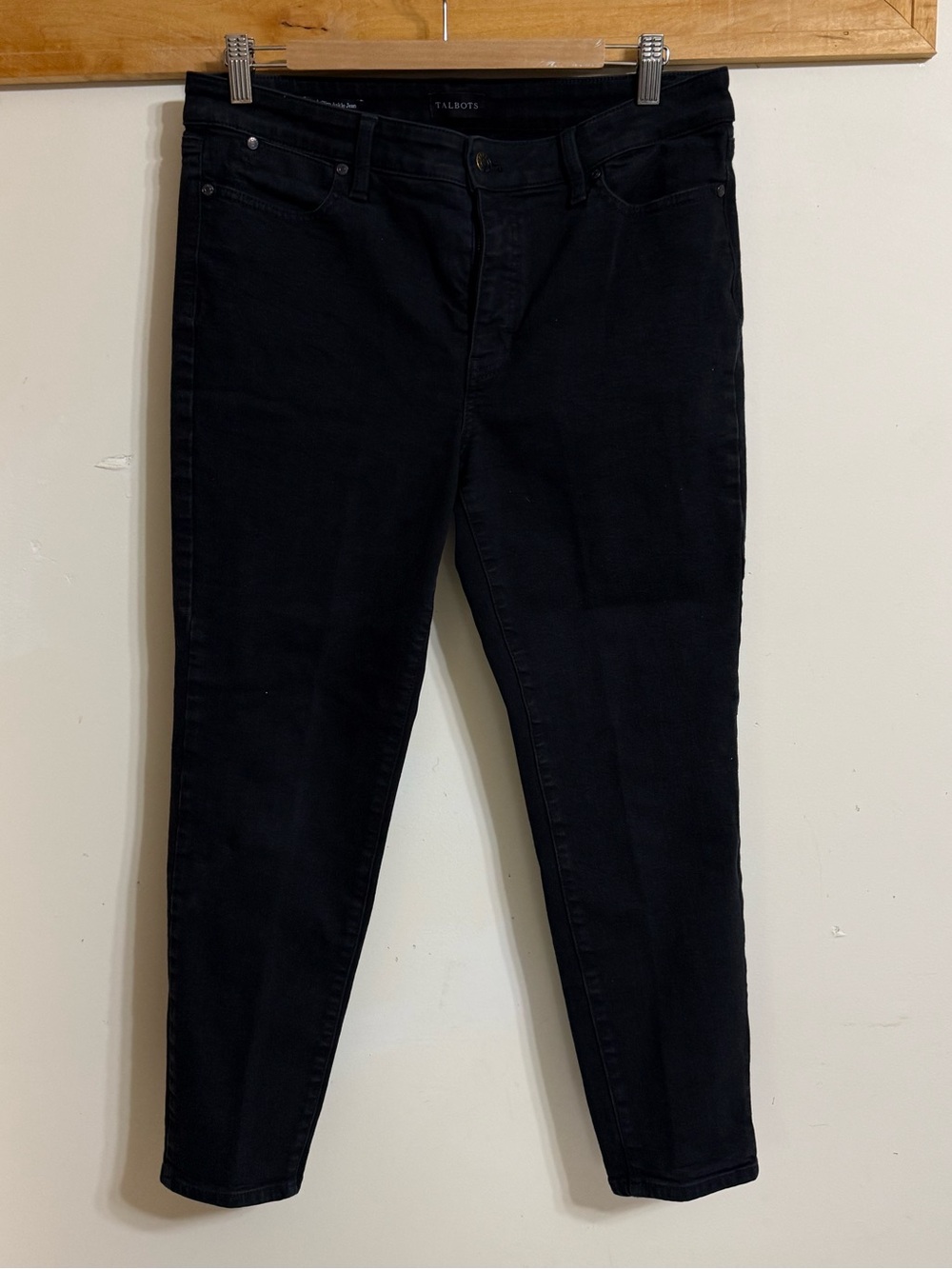 Talbots Slim Ankle Jean - Black